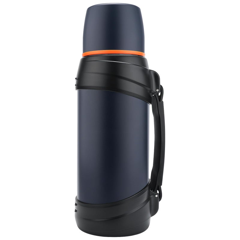 Olerd Large Thermosflask 101oz Stainless Steel Insulated Bottle for Travel with BPA Free Cup  3L Oversized Vacuum Insulated Thermoses with Handle and Strap for Hot  Cold Drinks