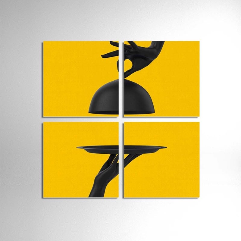 BPA Multicolour Canvas Wall Art Set - Image 2