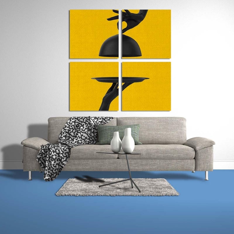 BPA Multicolour Canvas Wall Art Set - Image 1