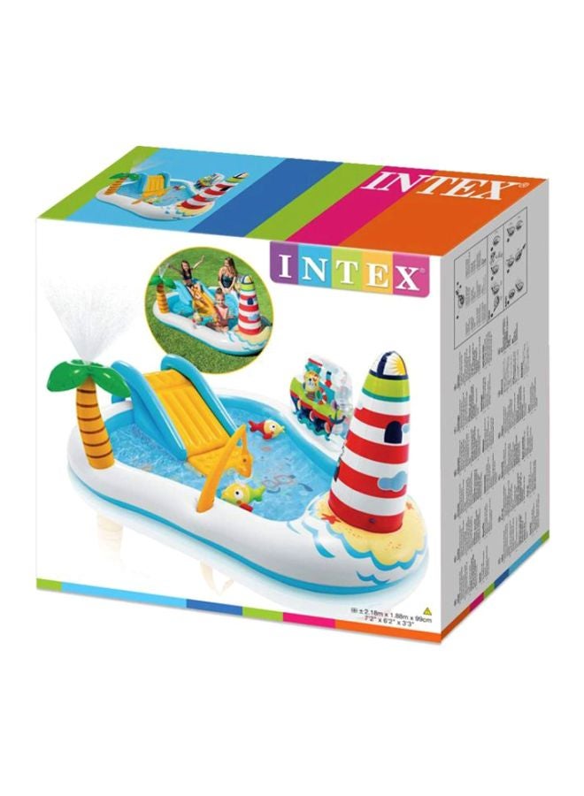 INTEX Fishing Fun Play Centre Pool With Air Pump - Image 2