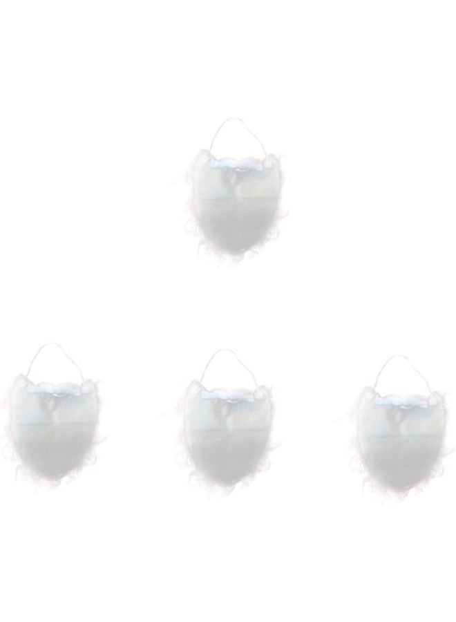 4 pieces - Self Adhesive Mustache Beard - Image 1