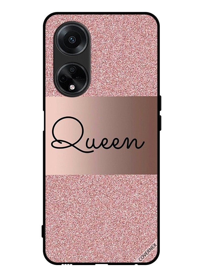 Covernex Protective Case Cover For Oppo A98 5G Queen Glitters Background - Image 1