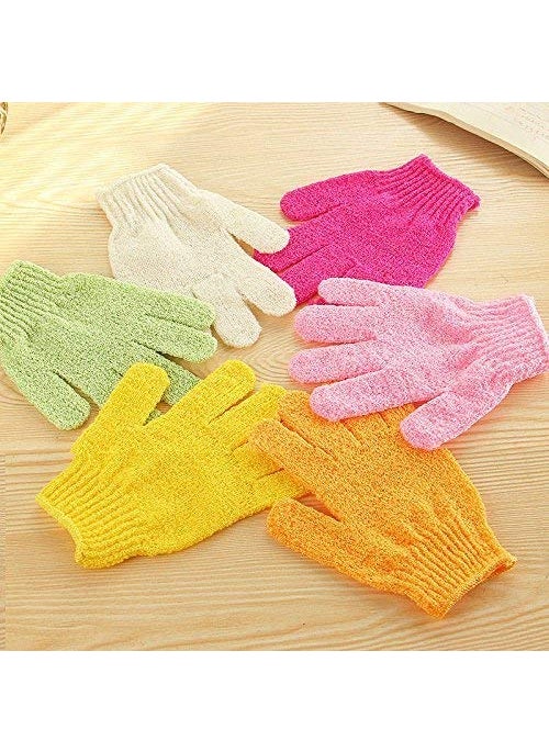 Prostuff.in Prostuffin Exfoliating Wash Skin Spa Massage Body Scrubber Cleaner Shower Bath Gloves  2 Pair  - Image 2