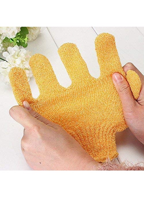 Prostuff.in Prostuffin Exfoliating Wash Skin Spa Massage Body Scrubber Cleaner Shower Bath Gloves  2 Pair  - Image 5