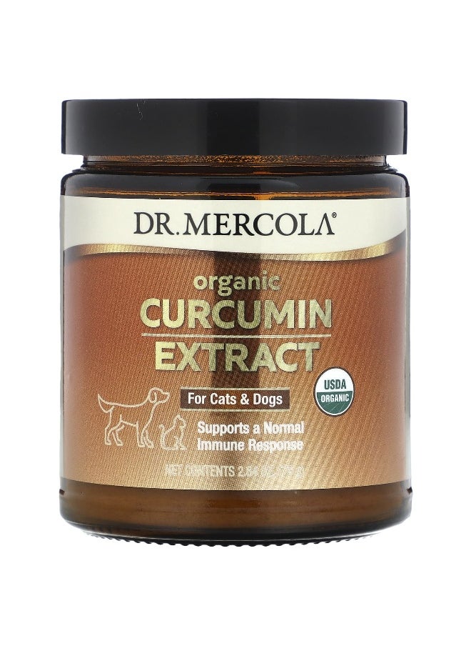 Dr. Mercola Dr. Mercola, Organic Curcumin Extract, For Cats & Dogs, 2.64 oz (75 g)  - Image 1