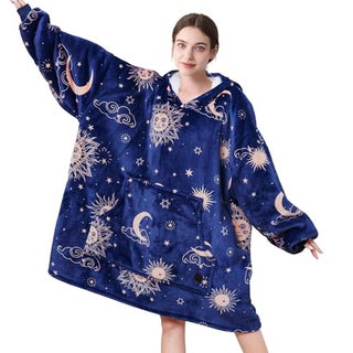 THREE POODLE Wearable Blanket Hoodie for Women Oversized Sherpa Sweatshirt Blanket for Adults Men Warm Cozy Star Hooded Blanket Gifts for Mom Girlfriend Sister - pzsku/Z8A87CD78BF2CDD99E74DZ/45/1750417759/5261ef2f-bfc6-4599-8ae3-d2549f31fa2f