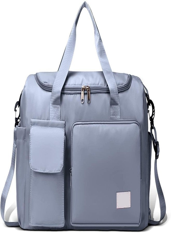 Florisca™ Large Capacity Folding Travel Bag, Gym Bag for Women, Travel Lightweight Waterproof Carry on Luggage Bags with Fixed Strap, Weekender Bag with Shoe Compartment & Wet Pocket - Image 1