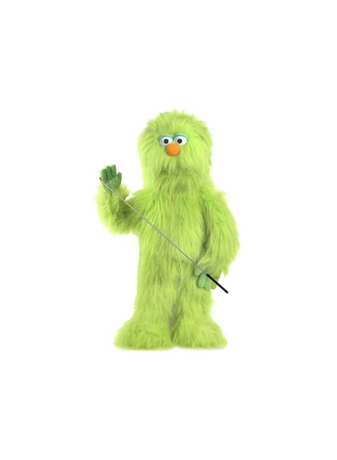 Silly Puppets دمية الوحش الأخضر 30 بوصة، دمية كاملة الجسم بأسلوب فن التلاعب بالأصوات - Image 1