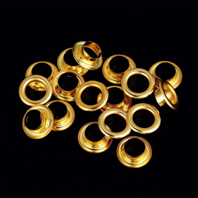 Eyelet, Eyelet Grommet Set 140Sets Per Box 8mm Brass Eyelet Grommet Set Craft Clothes Accessories - Image 4