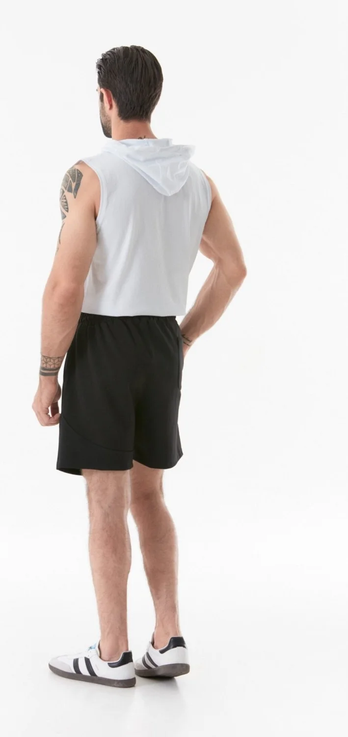 فولامودا Embroidered Waist Elastic Pocket Shorts