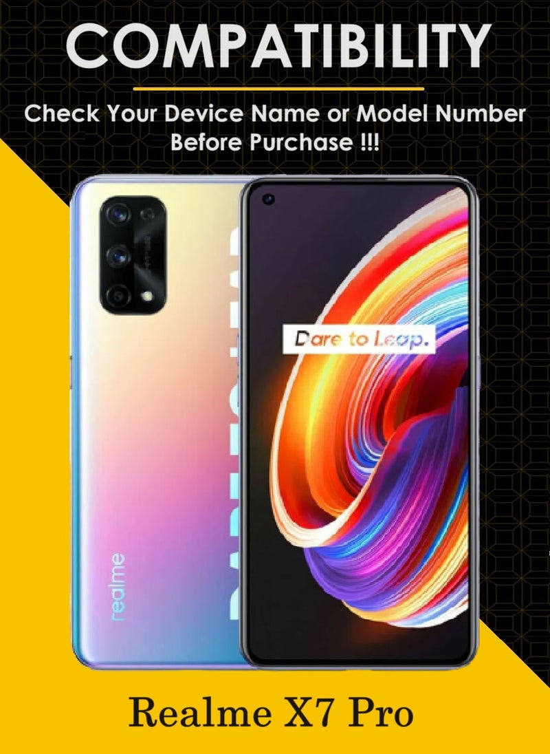 AINA 2 Pieces Tempered Glass Screen Protector 5D Designed For Realme X7 Pro Full Glue Edge to Edge Full Screen Coverage And Bubble Free - Image 3