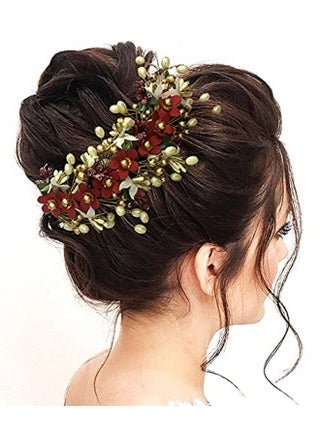 Hair Flare Floral Hair Vein for Women, Artificial Flower Hair Accessories, Hair Pin for Girls - Maroon, 2205 - pzsku/Z8A882A78321CD0C007B1Z/45/_/1741429364/be1b0427-2052-438f-a534-af213c3d9937