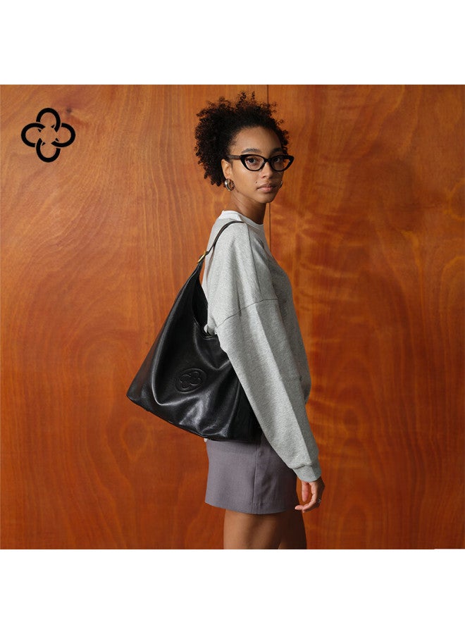 Cassile Kathy Li's Dani Same Style Tote Bag Vegetable Tanned Cowhide Lightweight Single Shoulder Hobo Bag Birthday Gift - Image 4