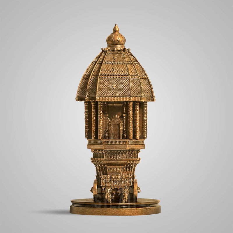 SILAII Valluvar Kottam Statue Tribute to Tamil Poet and Philosopher Valluvar Kottam Inspired Design Handcrafted Sculpture - Image 1