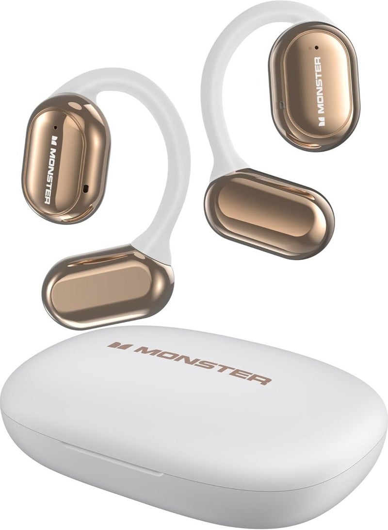MONSTER Open Free AC100 Wireless Air Conduction Sports Headphones with Bluetooth Connectivity, HD Sound & Comfortable Open Ear Design - Image 1