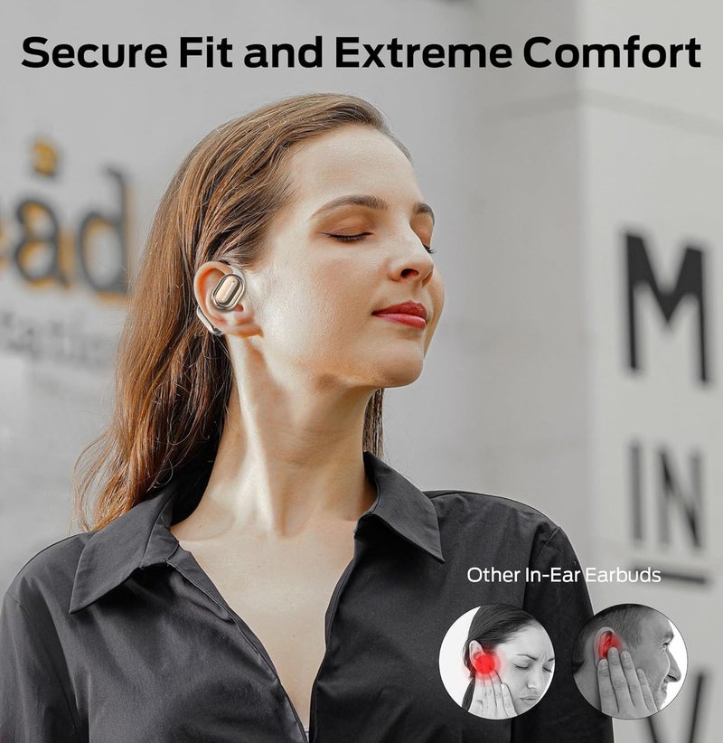 MONSTER Open Free AC100 Wireless Air Conduction Sports Headphones with Bluetooth Connectivity, HD Sound & Comfortable Open Ear Design - Image 2