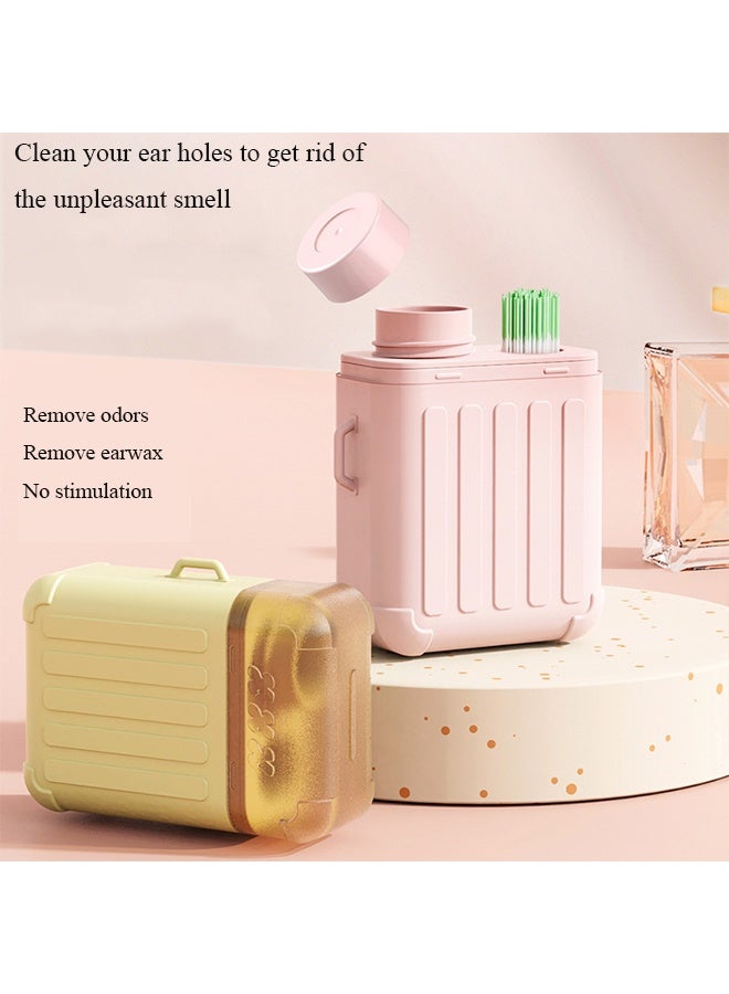 2PCS Piercing Cleaning Kit Contains 480PCS Disposable Ear Piercing Cleaning Floss, Portable Ear Piercings Hole Cleaner, Piercings Aftercare for Women Men - Image 1