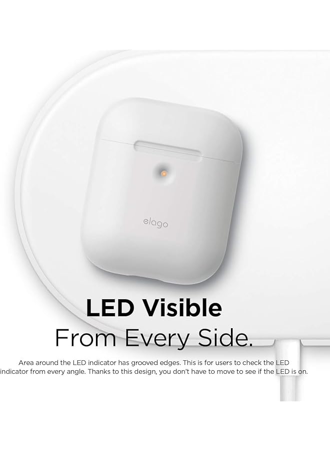 Elago 2nd Generation Airpods Silicone Case Nightglow Blue - Image 3