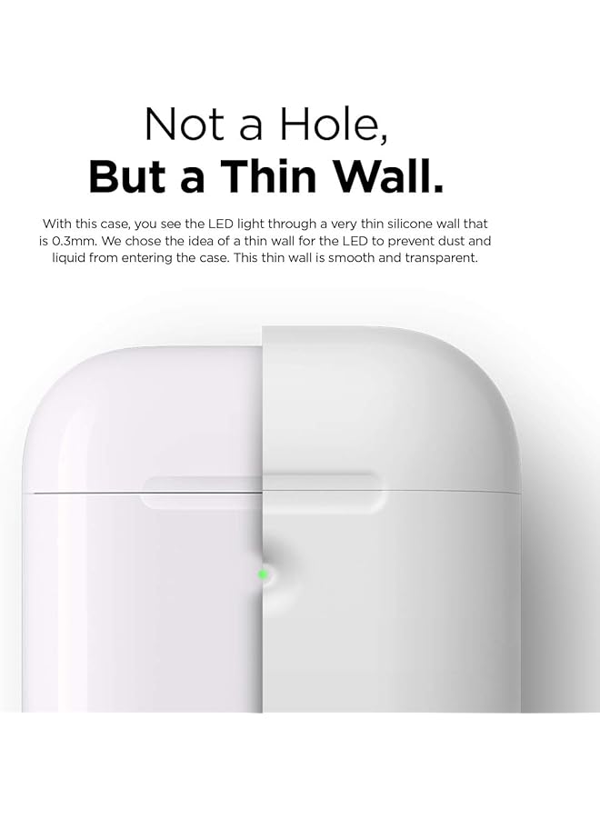 Elago 2nd Generation Airpods Silicone Case Nightglow Blue - Image 2