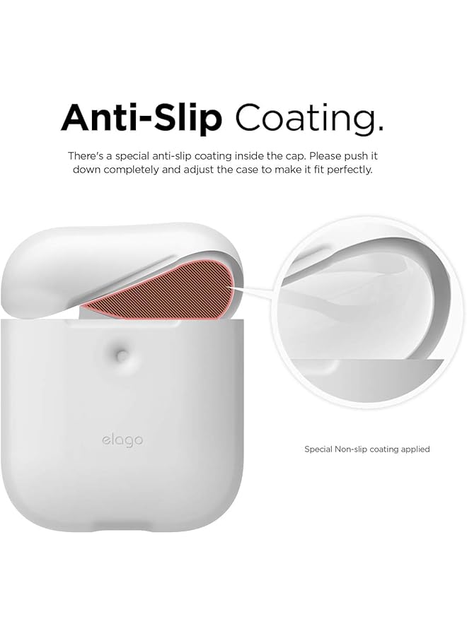 Elago 2nd Generation Airpods Silicone Case Nightglow Blue - Image 4