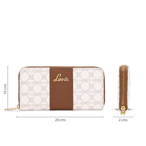 Lavie Women's Mono Wallet | Ladies Stylish Purse Bag | Credit Card, Money Holder | Zip Around Wallet | Gift for Women - Image 4
