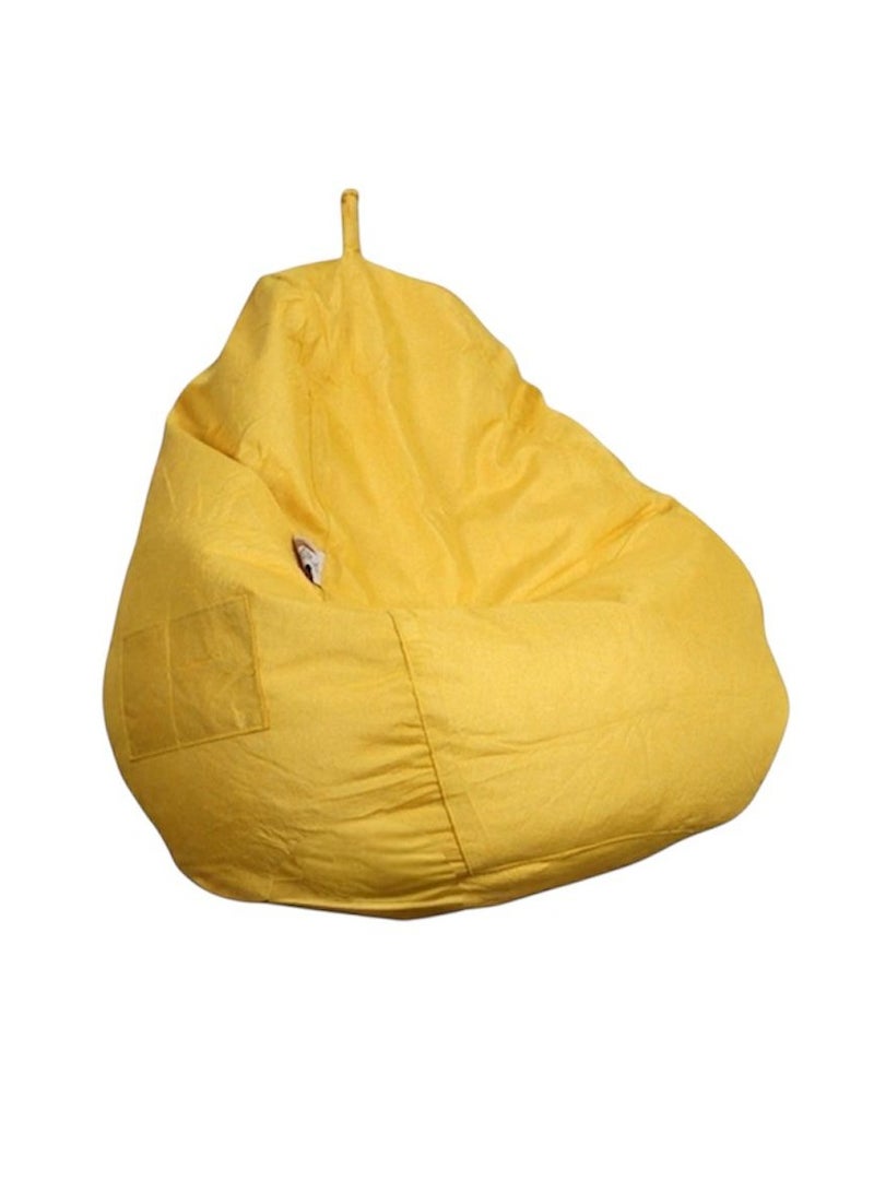 صحاره كرسي بين باج للأطفال والصغار بجيب جانبي – قماش كتان قابل للغسل – قاعدة 50 سم × ارتفاع 100 سم - Image 1