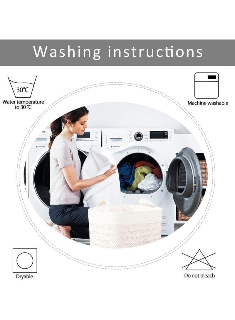 صحاره كرسي بين باج للأطفال والصغار بجيب جانبي – قماش كتان قابل للغسل – قاعدة 50 سم × ارتفاع 100 سم - Image 3