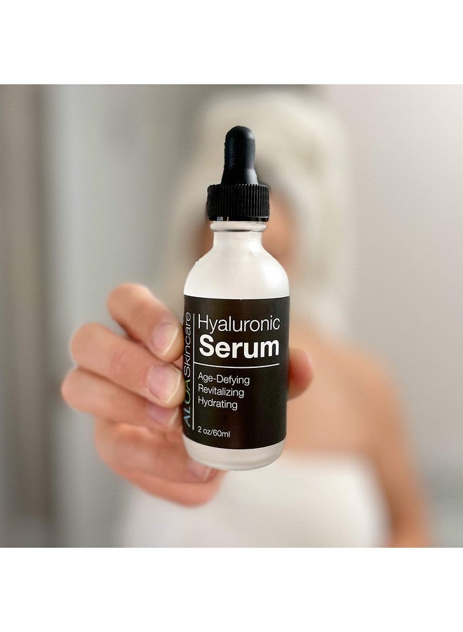 ALOA Skincare Hyaluronic Acid Serum For Face 2Oz Intense Hydration Skin Plumping Anti Aging Anti Wrinkle Daily Moisturizer For Fine Lines And Wrinkles - Image 2