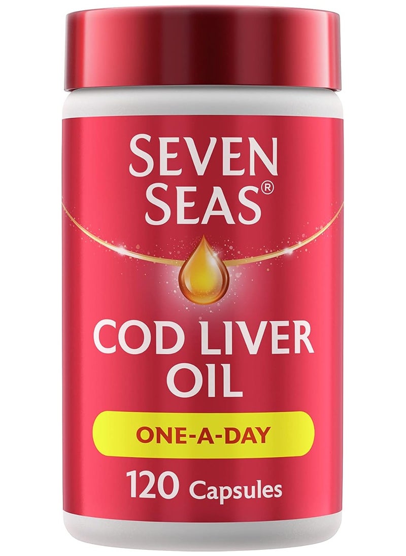 Cod Liver Oil Tablets With Omega-3, Fish Oil 120 Capsules - pzsku/Z8A889BAE996736880550Z/45/_/1705148974/762435a2-b2a3-43ec-bf08-206b66270fcb