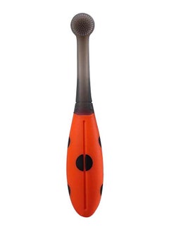 Mombella Ladybug Baby Silicone Training Toothbrush | Soft Bristles | BPA-Free | Gentle on Gums | Dishwasher Safe | Ideal for 6-9 Months | Easy Grip | 17.5 x 6 x 1.8 cm  - Image 2