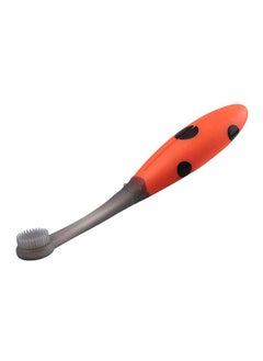 Mombella Ladybug Baby Silicone Training Toothbrush | Soft Bristles | BPA-Free | Gentle on Gums | Dishwasher Safe | Ideal for 6-9 Months | Easy Grip | 17.5 x 6 x 1.8 cm  - Image 1