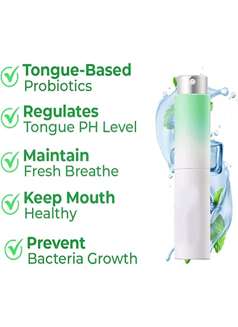 Probiotic mouth spray, fruit juice flavored advanced purifying mouth spray, remove bad breath, regulate oral health (Sakura Bingli and Dongding Oolong)