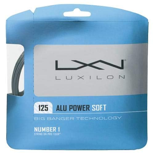 Luxilon ALU Power Soft 125 Tennis String - Set, Grey - Image 2