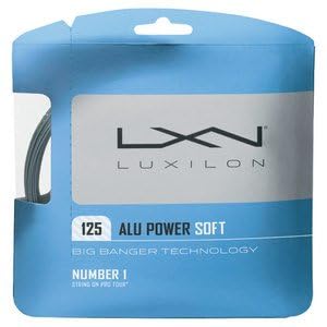 Luxilon ALU Power Soft 125 Tennis String - Set, Grey - Image 4