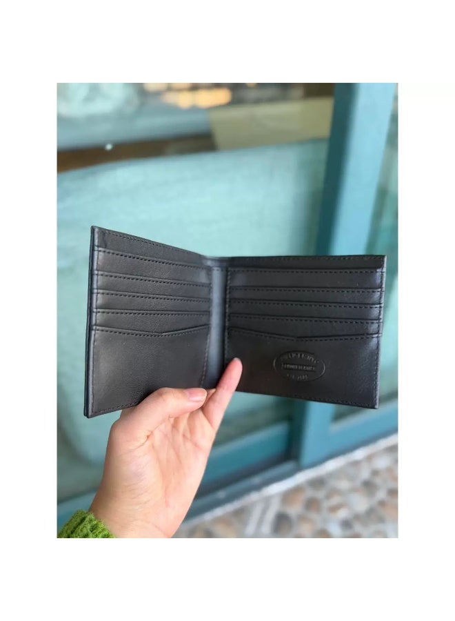 TOMMY SPORT Men's Wallets, Genuine Cow Leather Wallet, Casual Men Purse, Slim Short Wallet, Gift for Father - Image 2