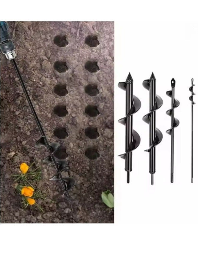 MLADEN مثقاب مثقاب لولبي لحفر حفرة الأرض مثقاب الحفر الحلزوني لحفر حفرة الأرض، مجموعة أدوات حفر حفرة الأرض لحفر حفرة الزهور، مجموعة أدوات حفر حفرة الأرض لحفر حفرة الزهور، أدوات زراعة الحدائق، 18 بوصة - Image 5