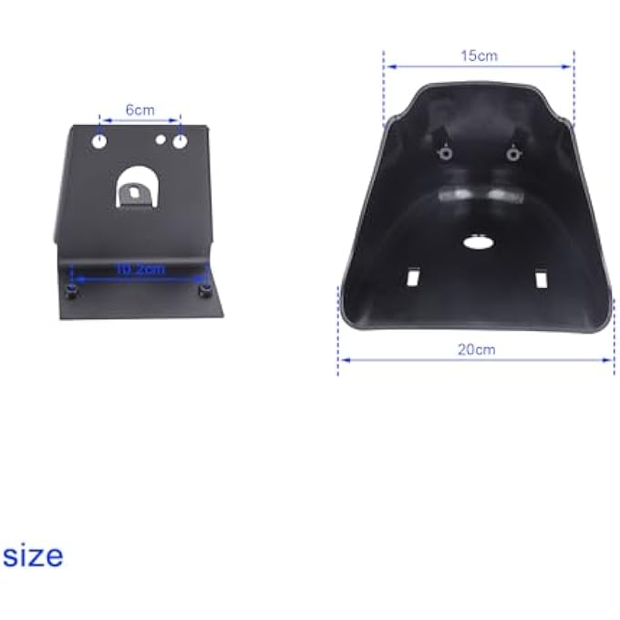Aferrizu Motorcycle Front Spoiler Chin Fairing Lower Cowl Cover Compatible with Harley Sportster Iron XL 883 XL1200 2004-2014Glossy Black - Image 5