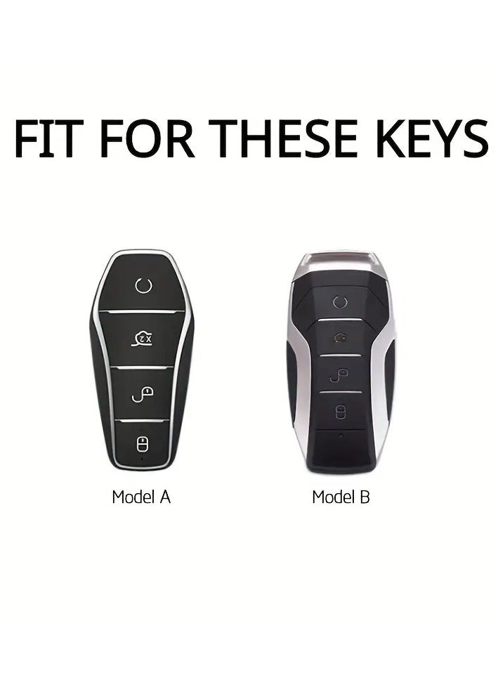 Generic TPU Car Key Fob Cover for BYD Models – Stylish & Durable Key Protection Case for Han, Dolphin, Song, Tang, Seagull, Frigate 07, Destroyer 05 & More  - Image 2