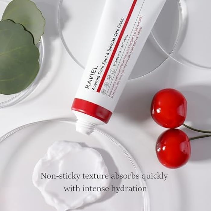 RAVIEL Acerola & Snail Mucin Dark Spot Care Cream for All Skin Types 1.7 fl oz, Dark Spot Corrector & Blemish Remover, Daily Skin Moisturizing Cream, Anti wrinkle, Anti aging - Image 3