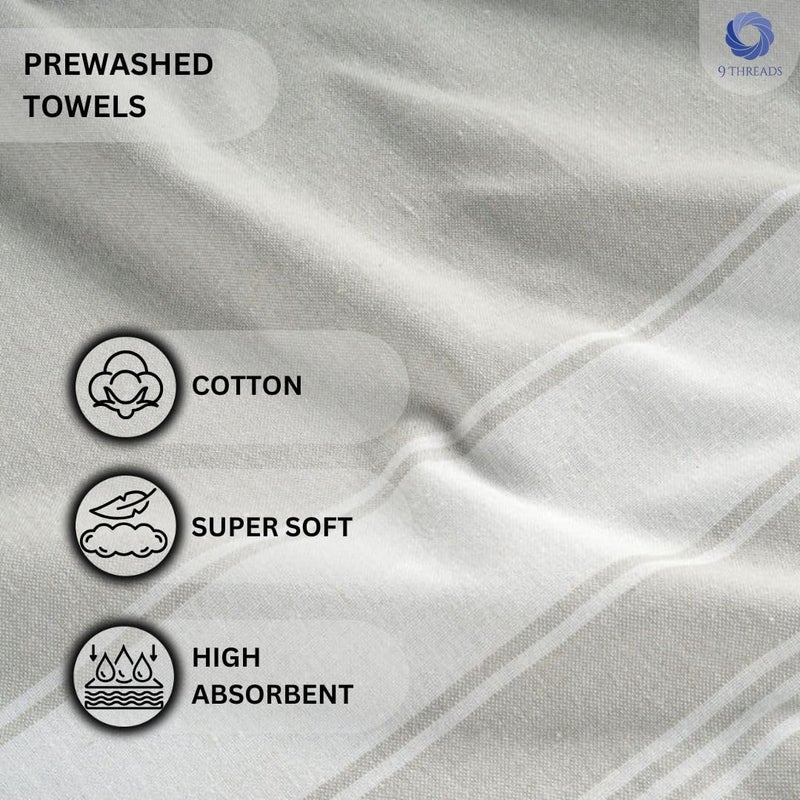 9Threads Cotton Turkish Beach Towel Towels Oversized 36"x72" Pool Absorbent Extra Large Quick Dry Sand Travel Towel (Mix, 6 Pack) - Image 3