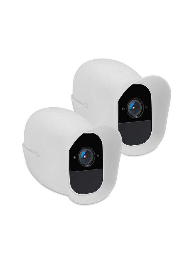 kwmobile 2X Skin Compatible With Arlo Pro Pro 2 Smart Silicone Security Camera Case Outdoor Cctv Cover White  - Image 1