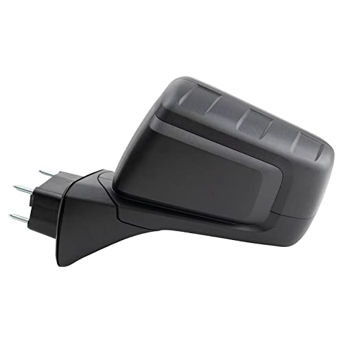 TRQ Driver Side Power Heated Manual Folding Mirror Textured Black Compatible with 2019-2023 GMC Sierra 1500 2022 Sierra 1500 Limited - Image 4