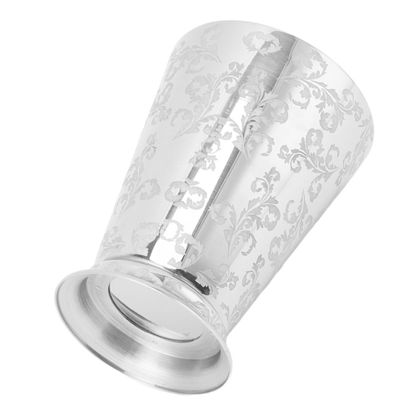 Cocktail Drinking Cup 304 Stainless Steel Silver Finish Moscow Mule Mug for Bars Home Leaf Pattern Carving - Image 5