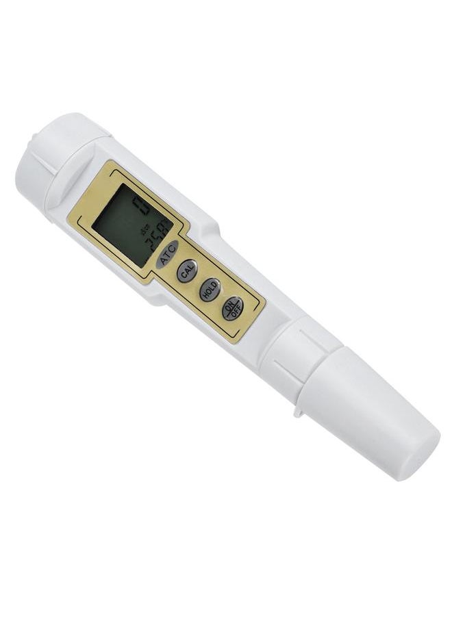 Compact PH Meter Water Quality Test Pen Monitor Portable Conductivity Testing Instrument