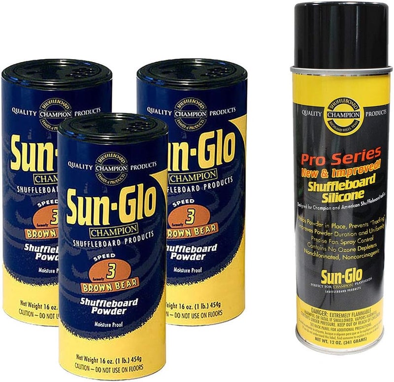 3 Cans #3 Brown Bear Wax and 1 Can of Silicone Spray