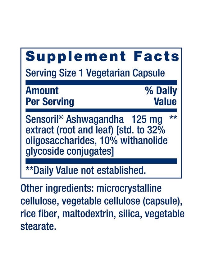 لايف إكستنشن اشواغاندا المُحسَّنة من لايف إكستنشن - مُكمِّل غذائي لإدارة الإجهاد من أجل استجابة صحية للإجهاد، والتركيز، والذاكرة، وتخفيف التوتر - نباتي، خالٍ من الغلوتين، وغير مُعَدَّل وراثيًا، 60 كبسولة - Image 3