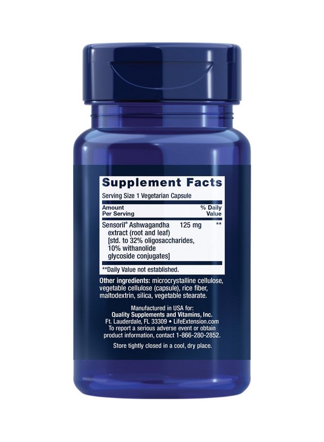 لايف إكستنشن اشواغاندا المُحسَّنة من لايف إكستنشن - مُكمِّل غذائي لإدارة الإجهاد من أجل استجابة صحية للإجهاد، والتركيز، والذاكرة، وتخفيف التوتر - نباتي، خالٍ من الغلوتين، وغير مُعَدَّل وراثيًا، 60 كبسولة - Image 2