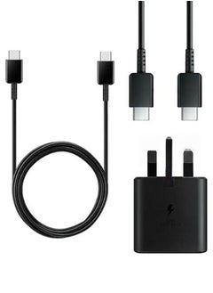 compatible for 25W Samsung Charger Plug with 1.5M Cable for Samsung Galaxy S10/S10+/Note 10/Note 10+/S21Ultra S21/S21+/Note 20 Ultra S20 A33,A72,A71,A53,A52,A51,A50,M33, UK Wall USB C Power Adapter