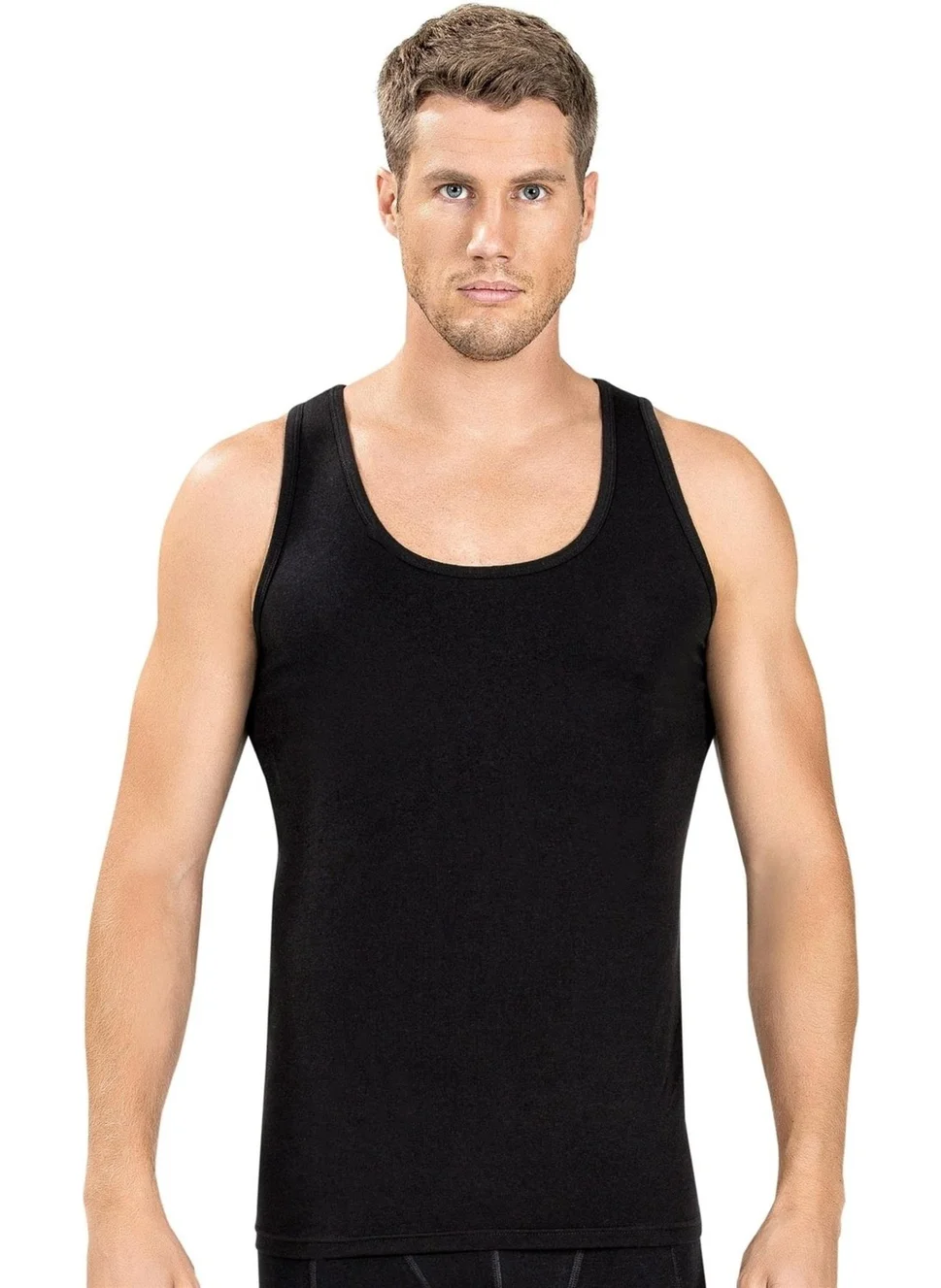 Jiber Men's Classic Colorful Suspender Undershirt 110 - 12 Pieces