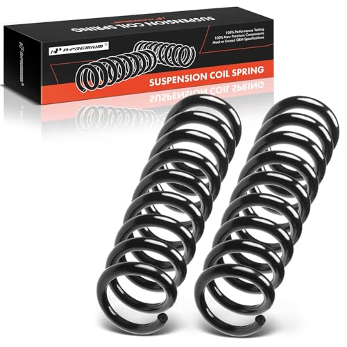 A-Premium 2PCS Rear Suspension Coil Springs Compatible with Mercedes-Benz C230 2004-2007, C240 2001-2005, C280 2006-2007, C320 2001-2005, C350 2006-2007, Replace# RA5373 - Image 1